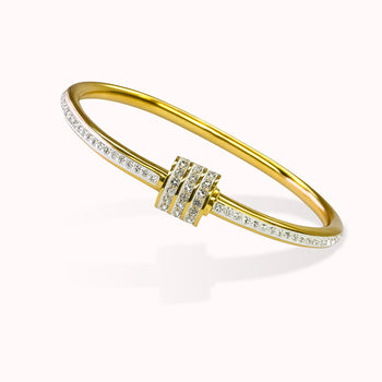 Luxury ZirconNut lined Bracelet