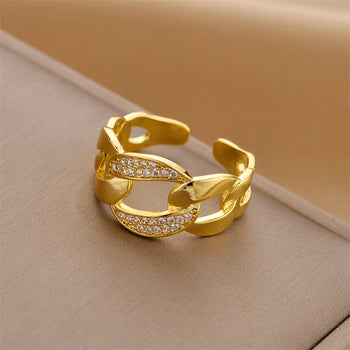Auric Link Ring