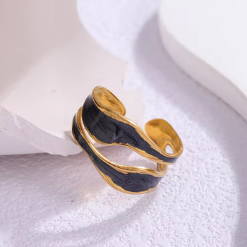 Midnight Duo Layer Ring