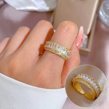 Lustrous Zircon Long Band