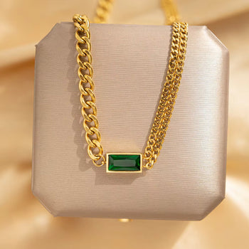 BiAura Emerald Necklace