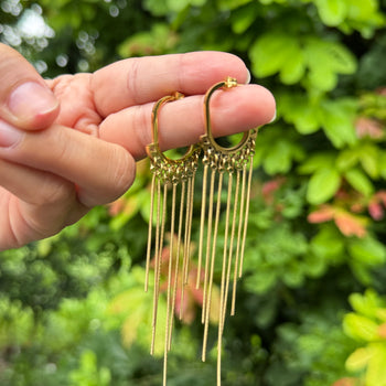 Golden Grace Drops Earrings