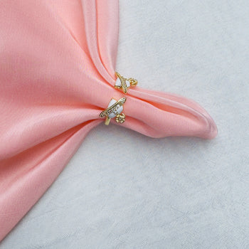 Elegant Twin Heart Ring