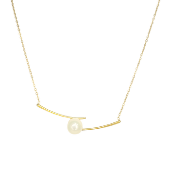 Lustrous Line Necklace