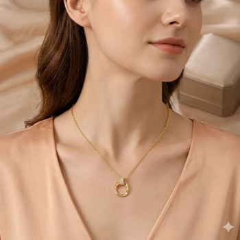 Gold Geometric Necklace