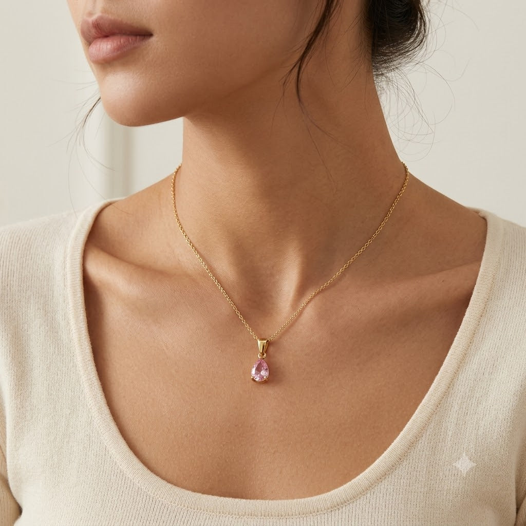 Rose Drop Pendant