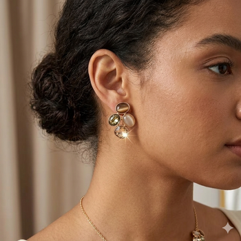 Trinity Zircon Tiger Eye Green Stone