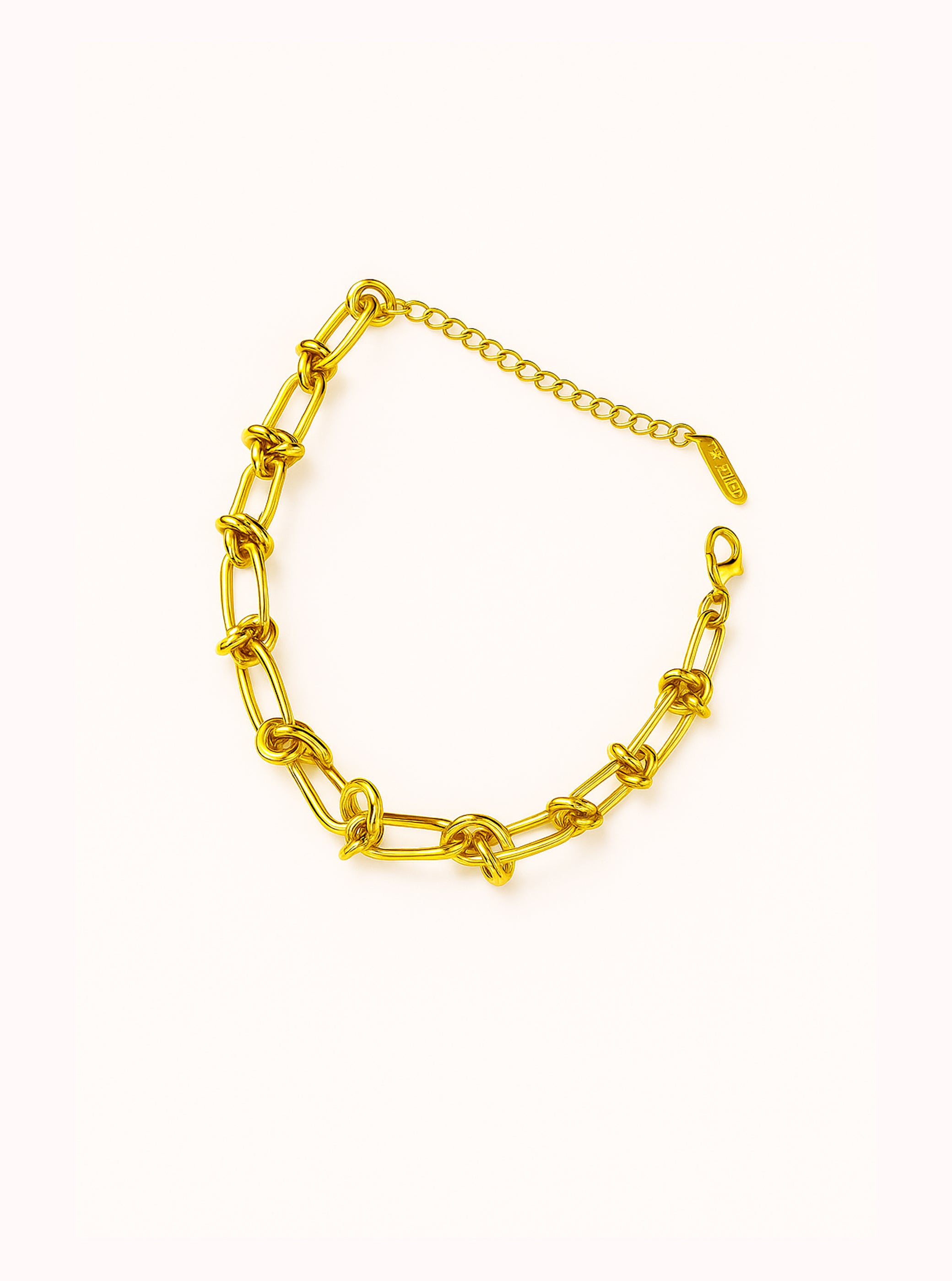 Golden Knot Chain Bracelet