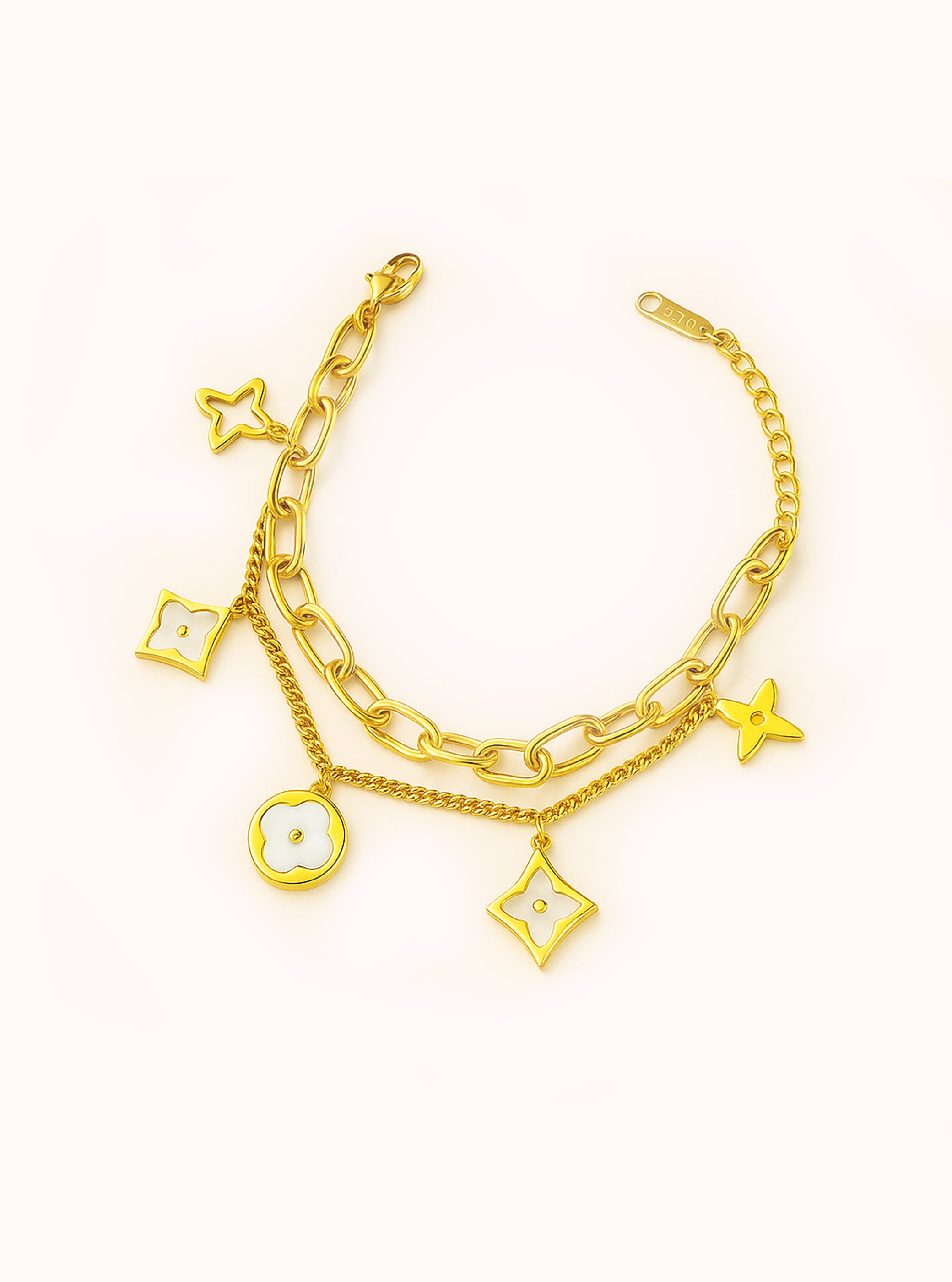 DuoCharm Chain Bracelet