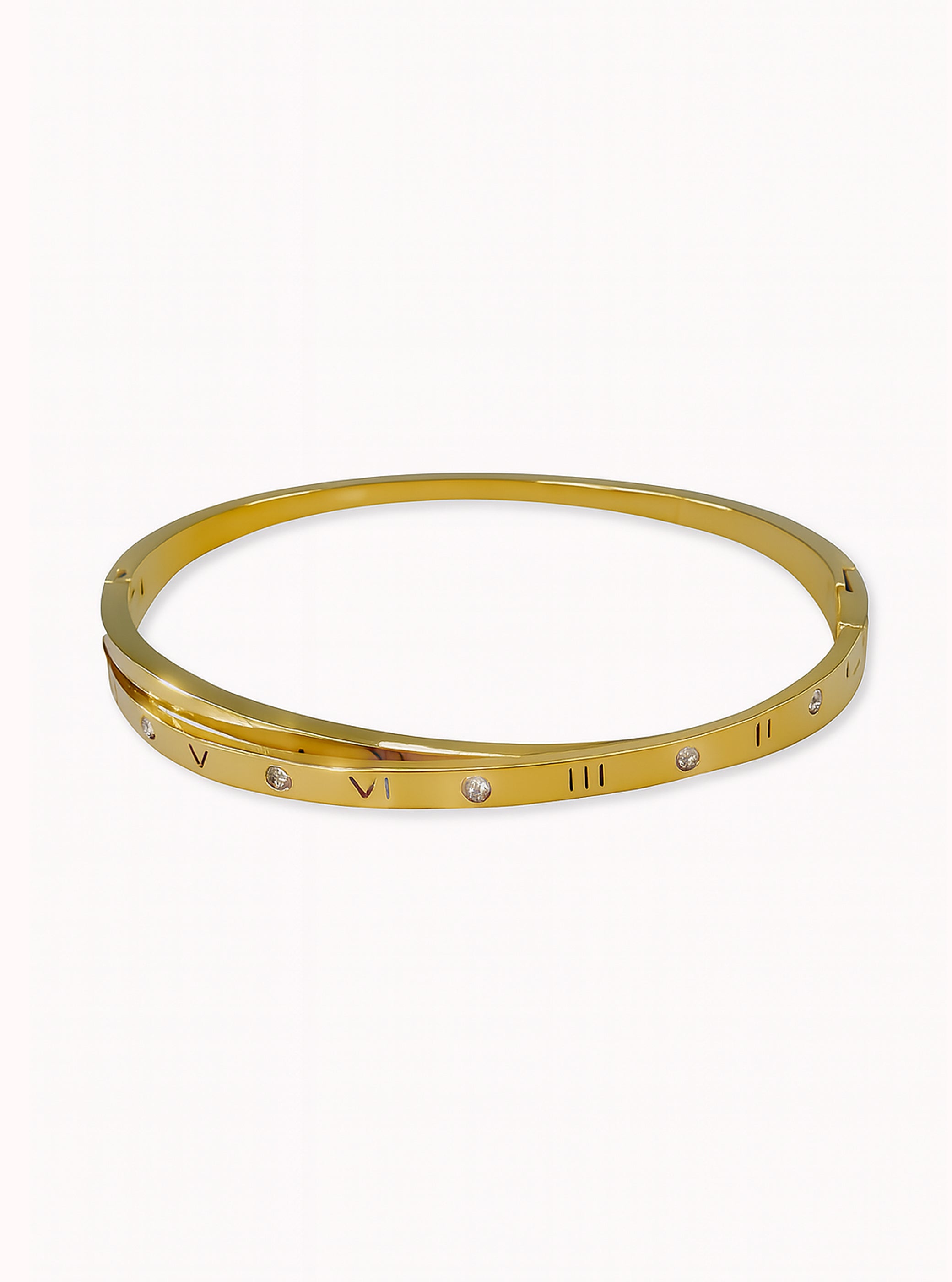 Lucent Coil Sleek 18k bangle