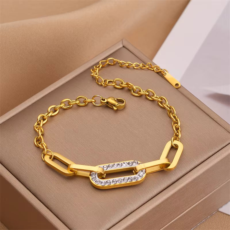 GlitzLink Chain Bracelet