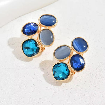 Classic Azure Sparkle Earrings