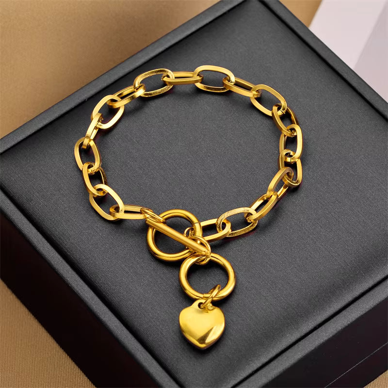 InterHeart Chain Bracelet
