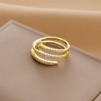 Spiral Gold Ring