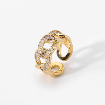 Cuban Link Band Ring