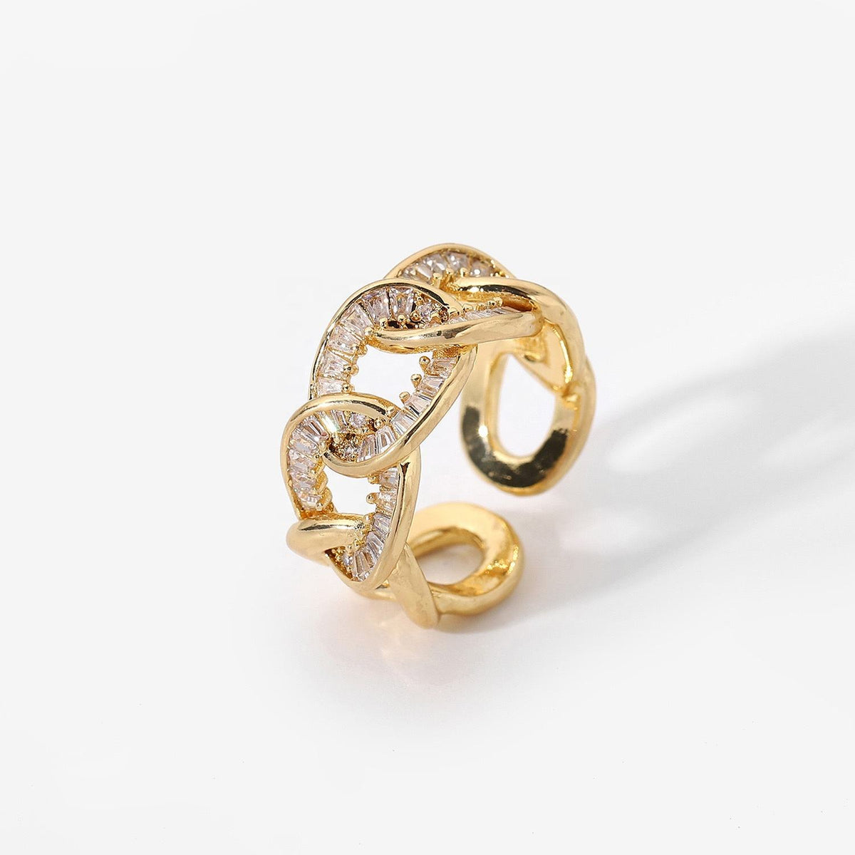 Cuban Link Band Ring