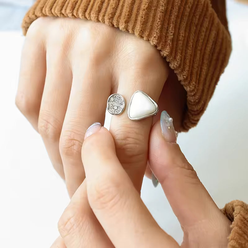 Chic Trendy Geometric Ring