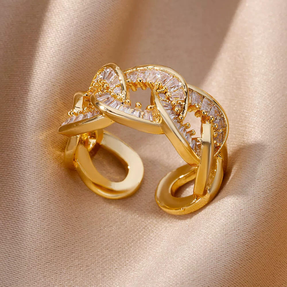 Cuban Link Band Ring