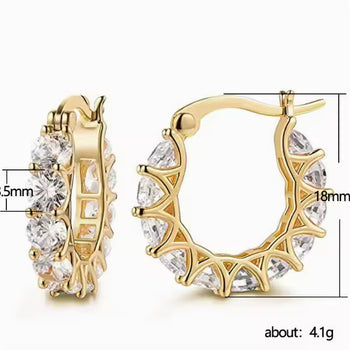 Golden Ice Bali Earrings