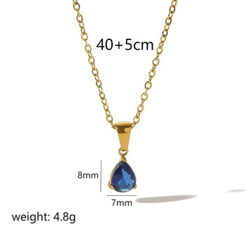 Sapphire Aura Necklace