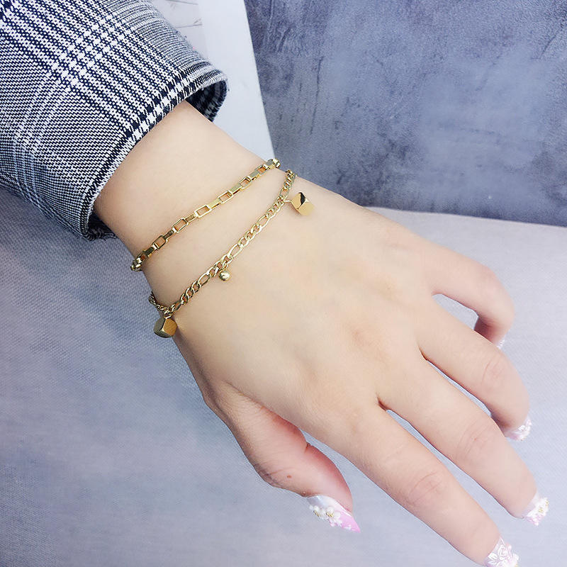 Cuban Double Layered Bracelet