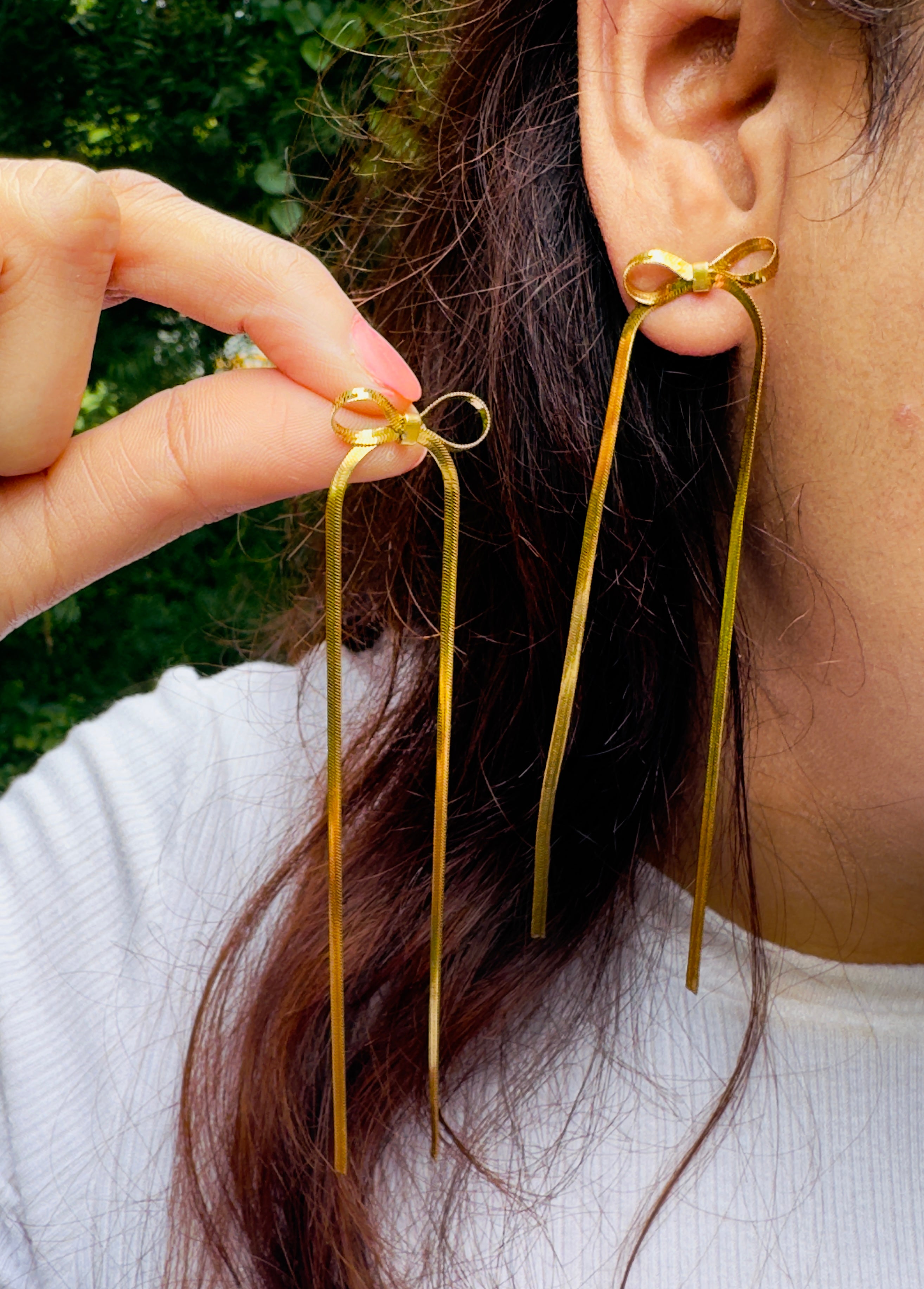 Radiant Long Chain Drops Earring