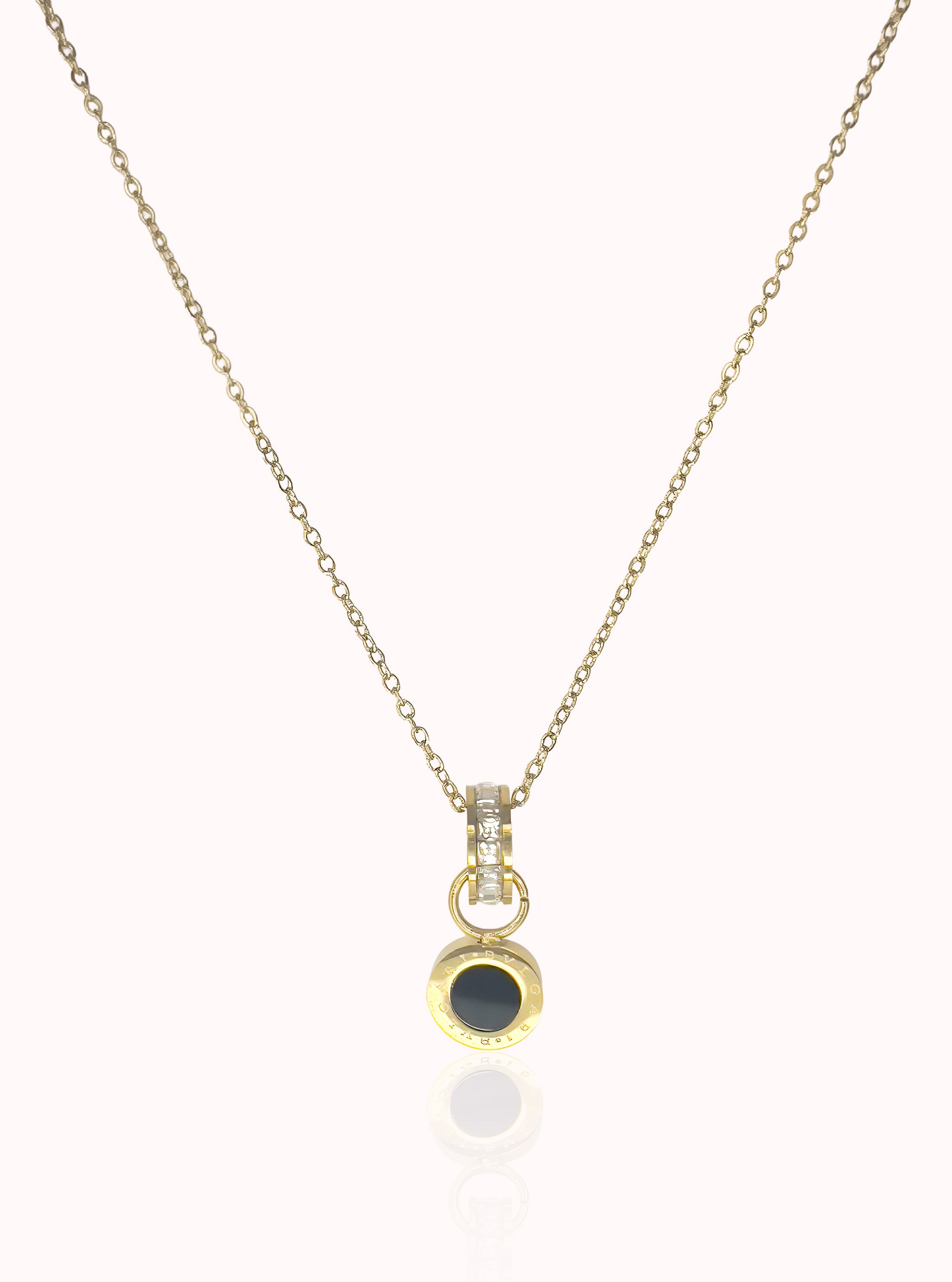 Black & Shine Duo Necklace