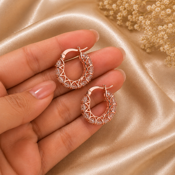 Rose Glow Bali Earrings