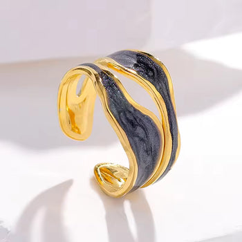 Midnight Duo Layer Ring